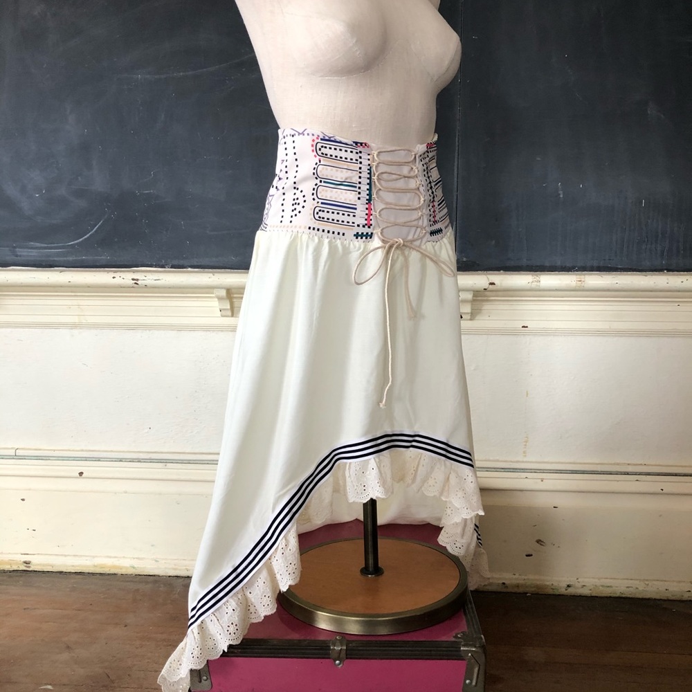 Hippie Boho High Low Skirt